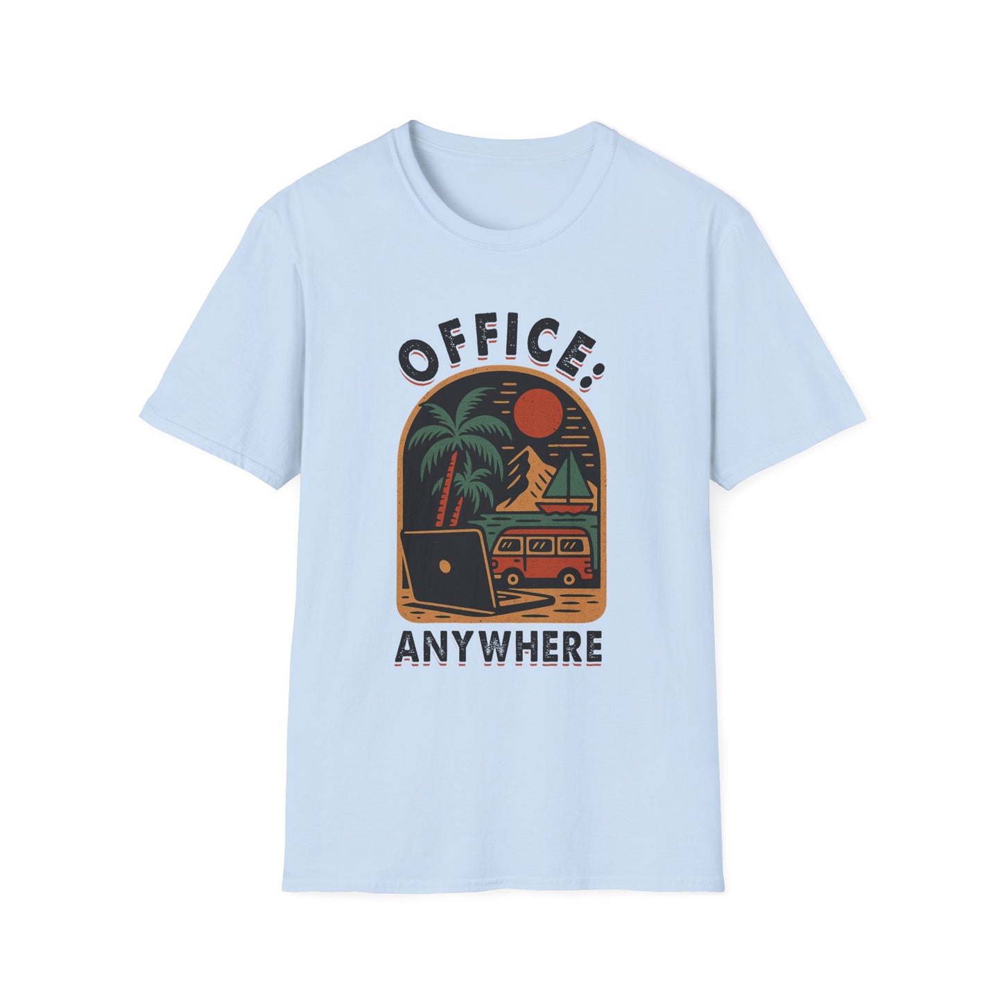Travel-Themed Unisex T-Shirt | Office Anywhere Tee
