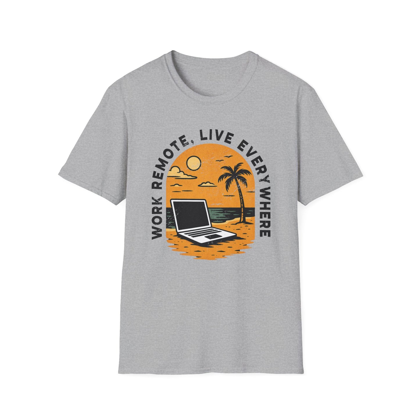 Work Remote T-Shirt Unisex Digital Nomads
