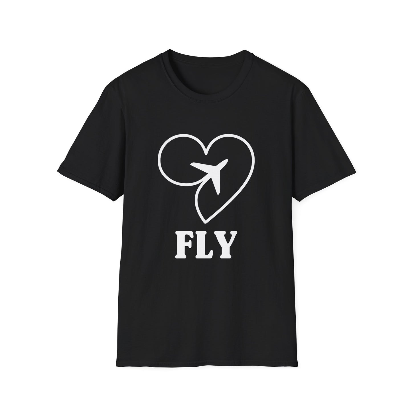 Heart & Plane Unisex Travel T-Shirt