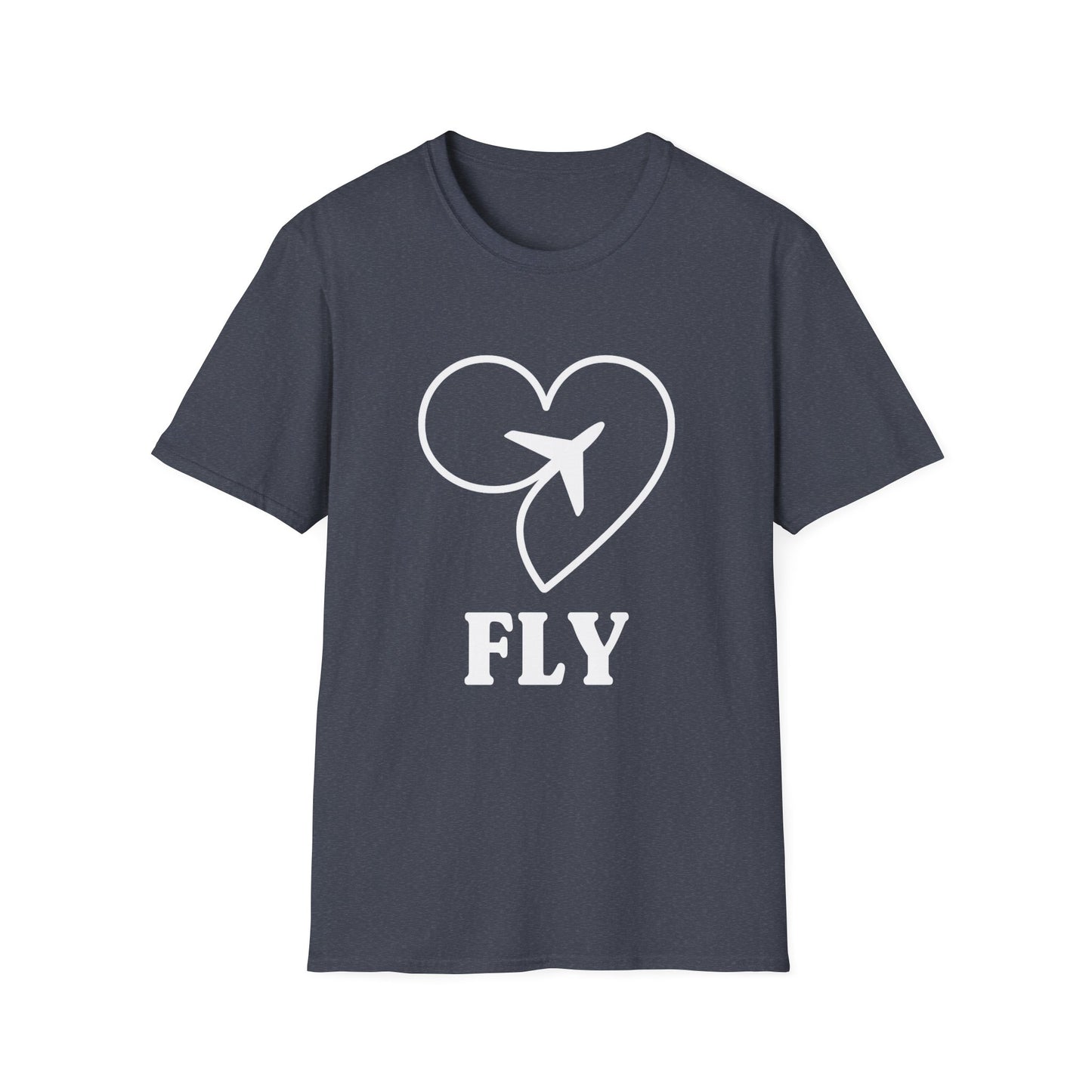 Heart & Plane Unisex Travel T-Shirt