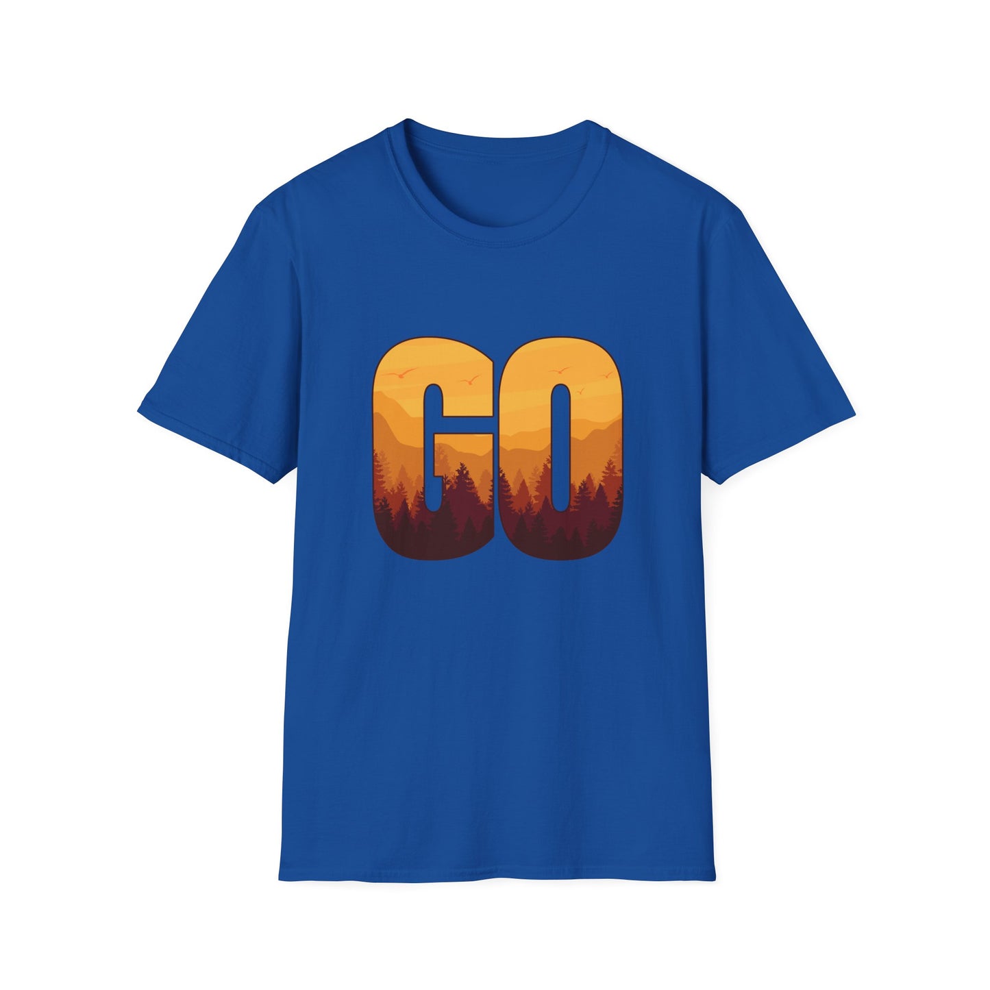 GO Mountain Adventure  Minimalist  Unisex T-Shirt