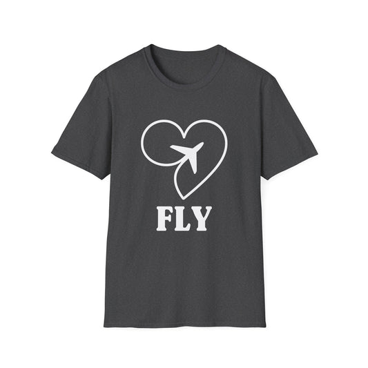 Heart & Plane Unisex Travel T-Shirt