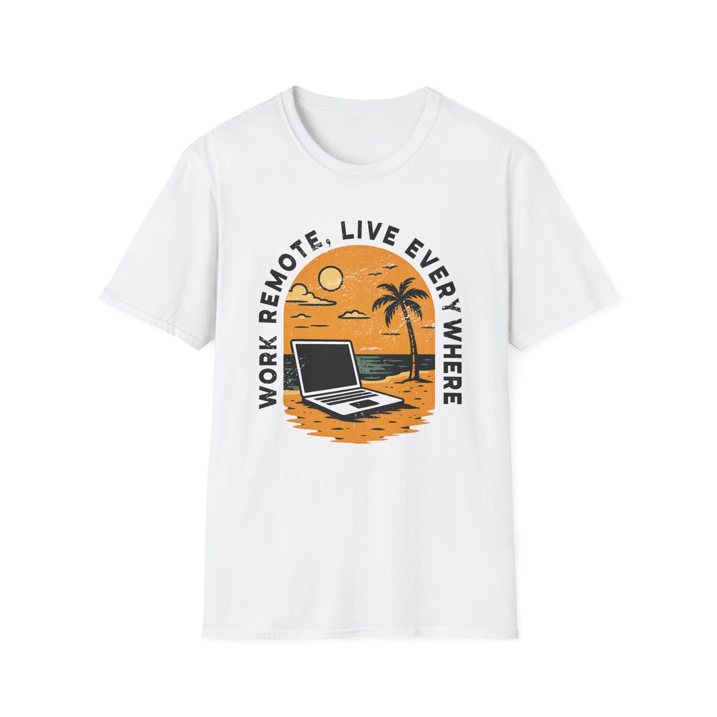 Work Remote T-Shirt Unisex Digital Nomads