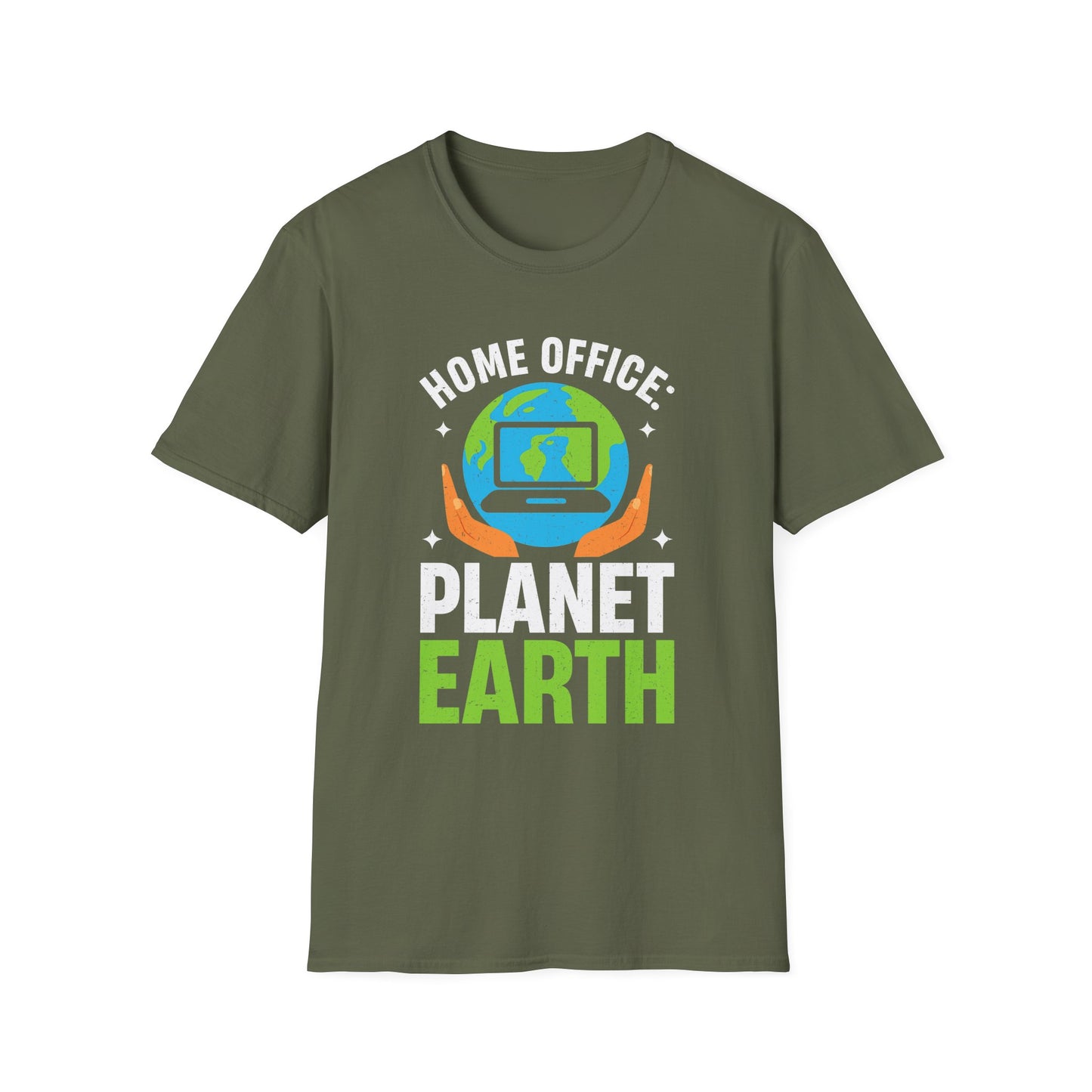 Home Office Planet Earth T-Shirt