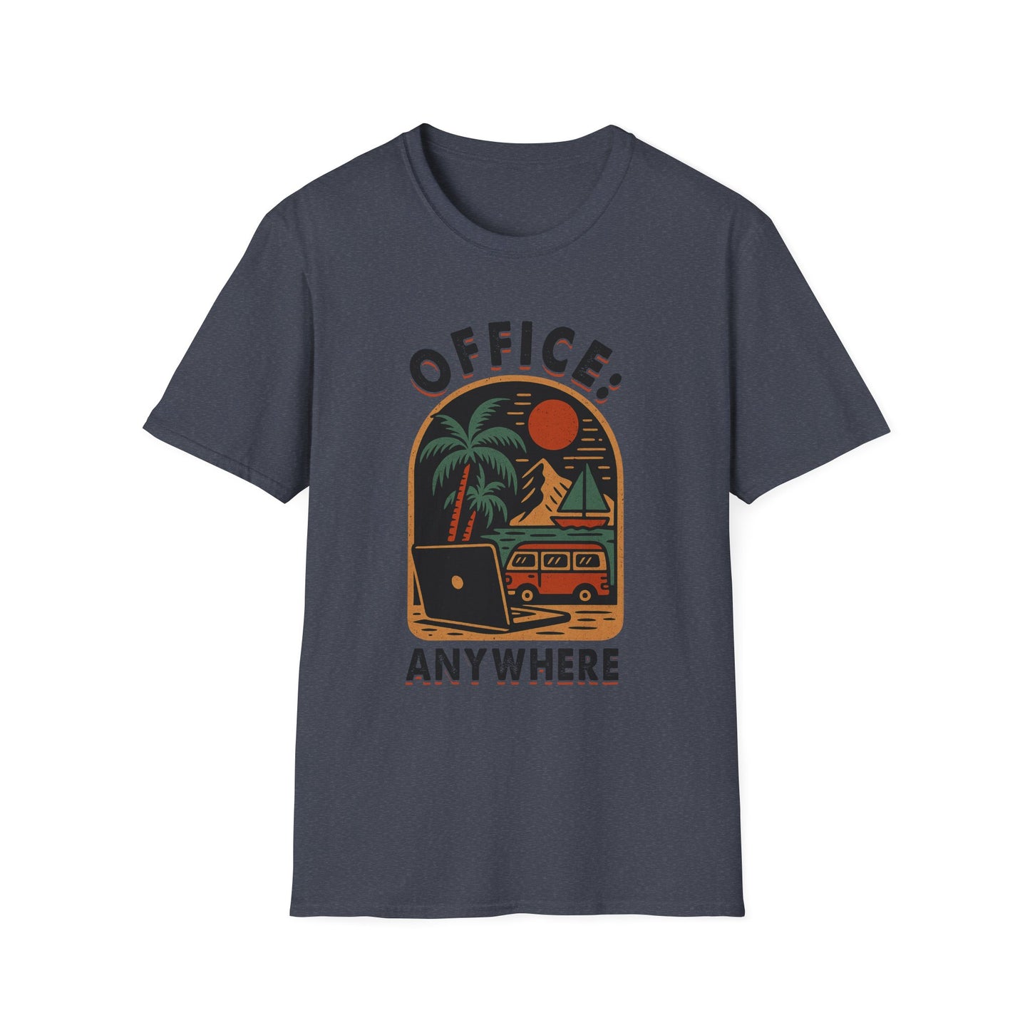 Travel-Themed Unisex T-Shirt | Office Anywhere Tee