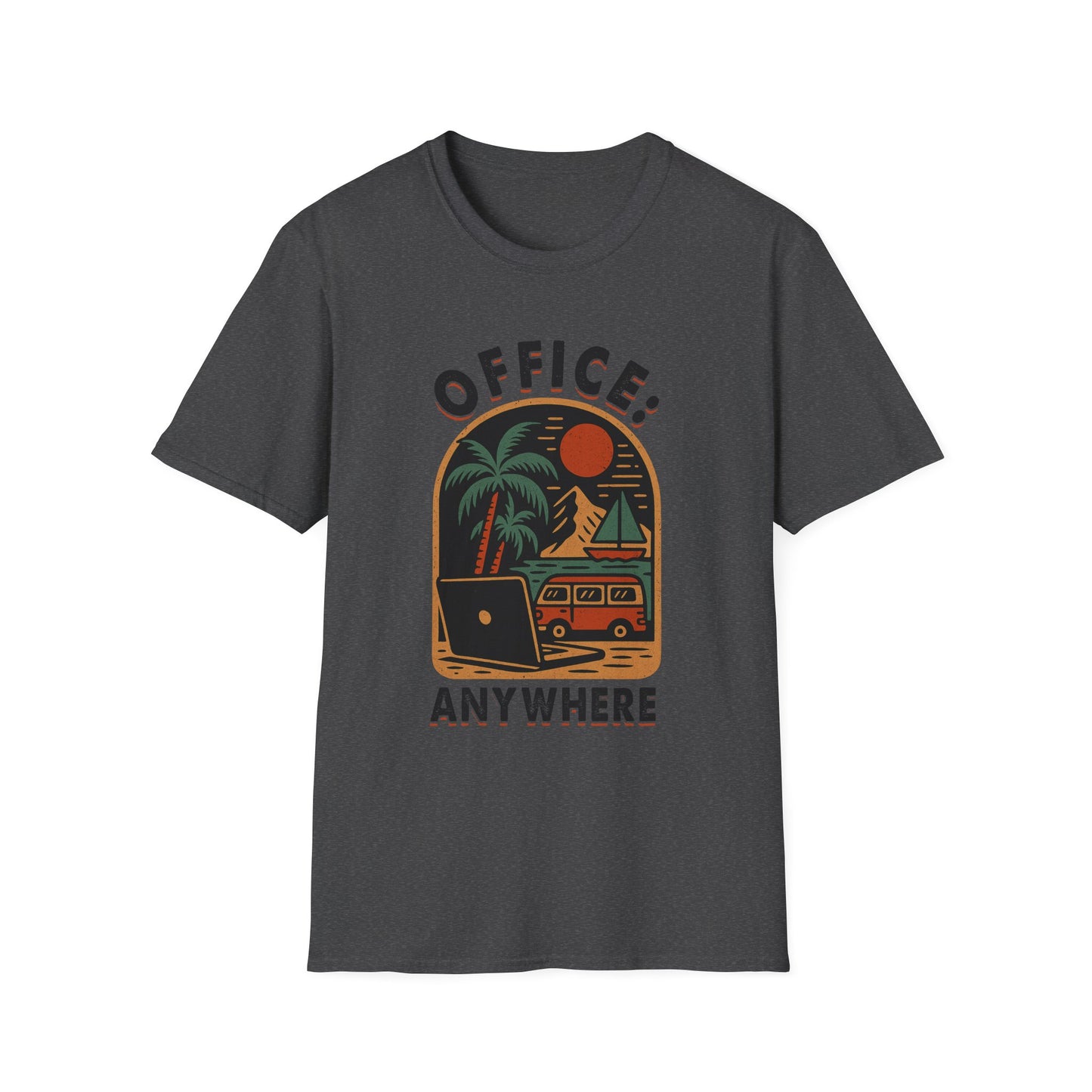 Travel-Themed Unisex T-Shirt | Office Anywhere Tee