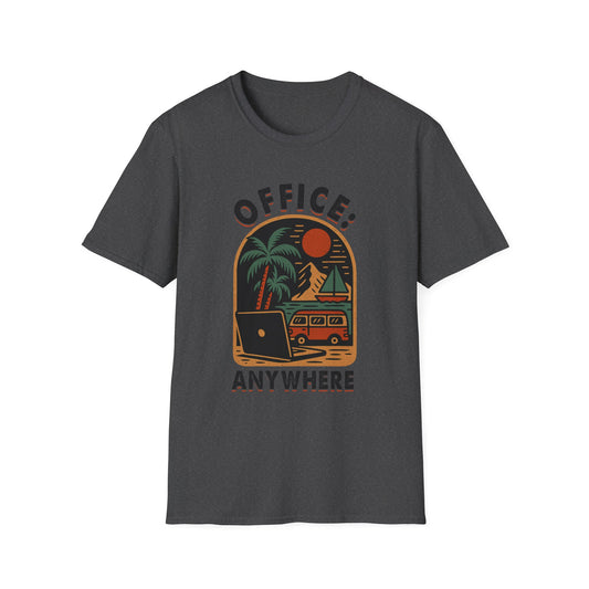 Travel-Themed Unisex T-Shirt | Office Anywhere Tee