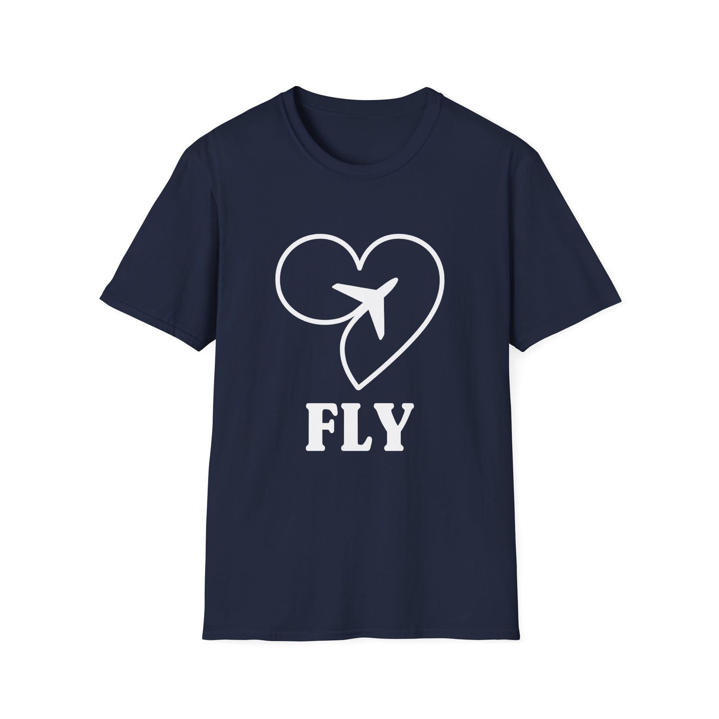 Heart & Plane Unisex Travel T-Shirt