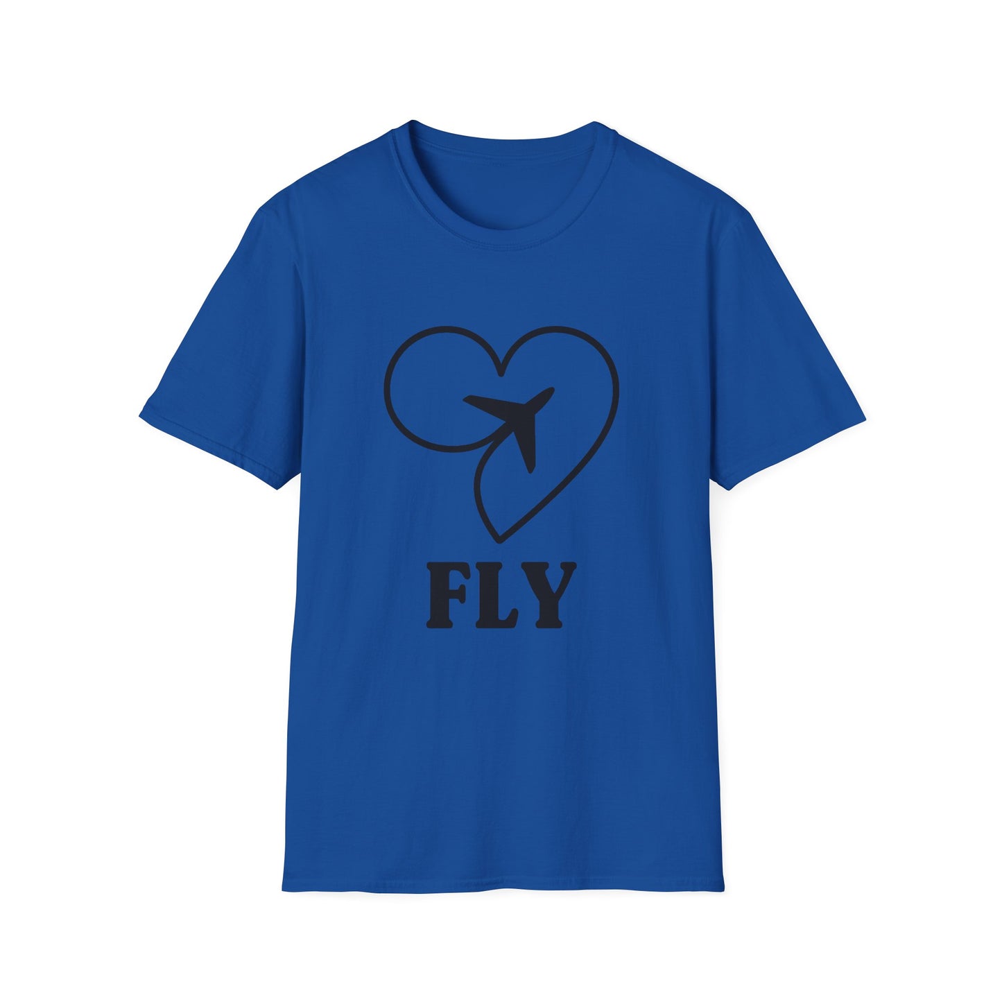 Heart & Plane Unisex Travel T-Shirt