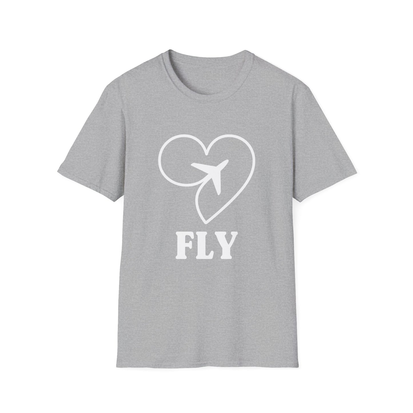 Heart & Plane Unisex Travel T-Shirt
