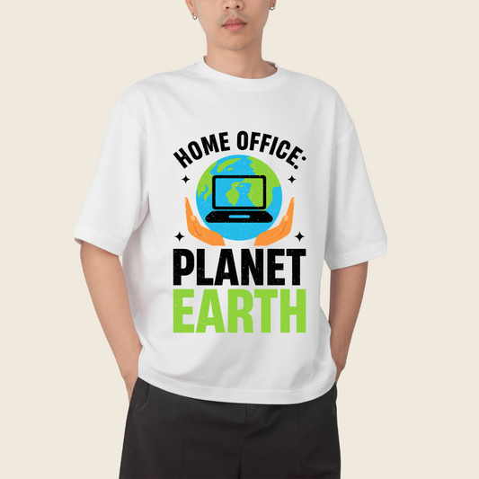 Home Office Planet Earth Unisex  T-Shirt