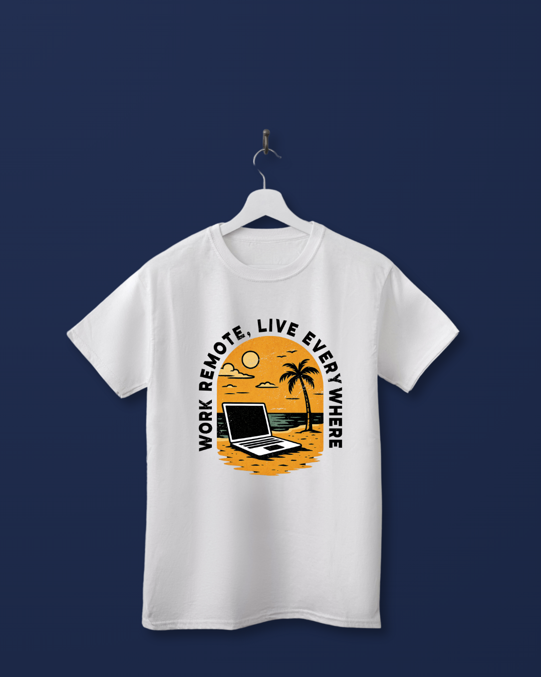 Work Remote T-Shirt Unisex Digital Nomads