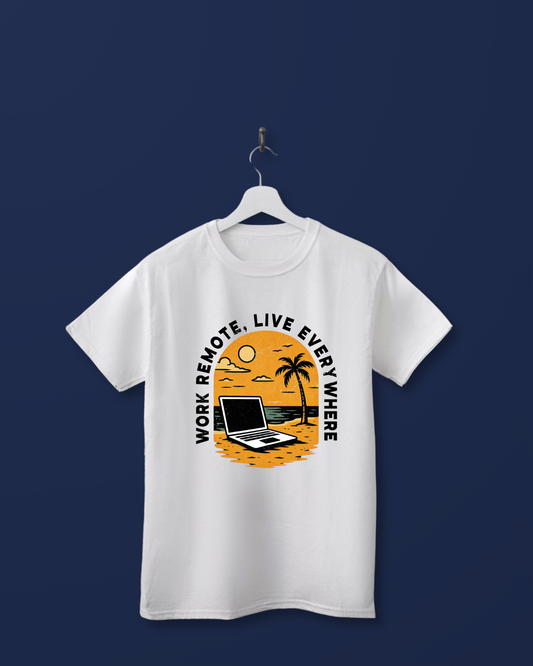 Work Remote T-Shirt Unisex Digital Nomads