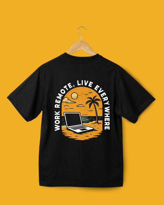 Remote Work T-Shirt, Perfect Gift for Digital Nomads,