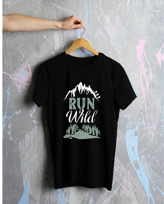 "Run Wild "Mountain Adventure Unisex T-Shirt