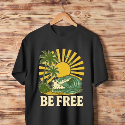 Be Free Unisex Travel T-Shirt