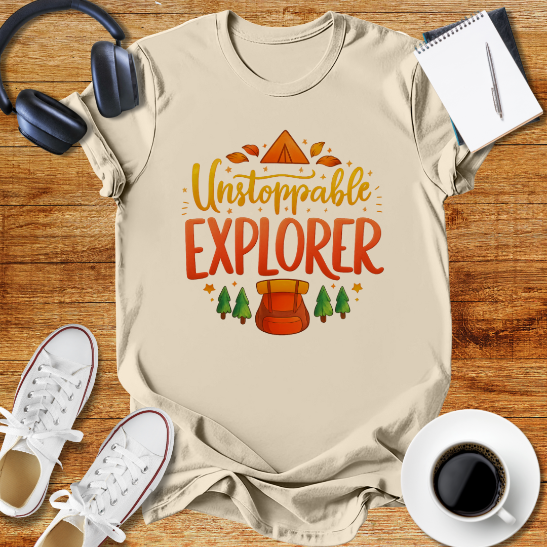 "Unstoppable Explorer " Adventure-Ready Unisex T-Shirt