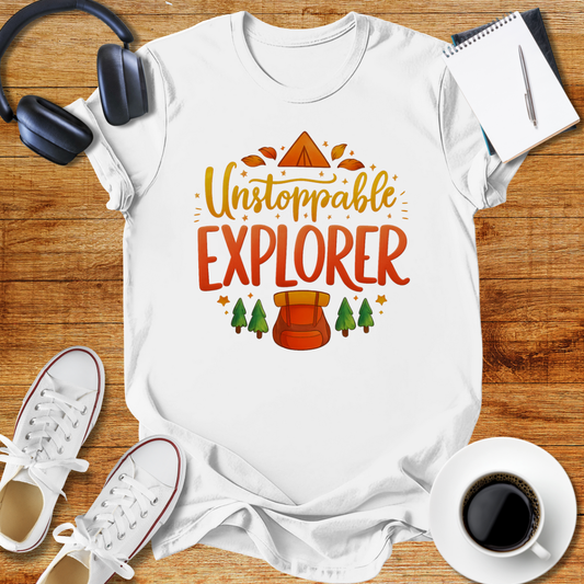 "Unstoppable Explorer " Adventure-Ready Unisex T-Shirt