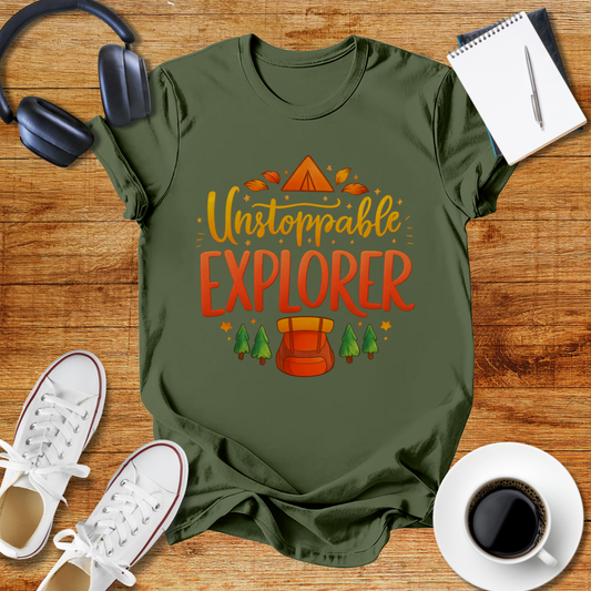 "Unstoppable Explorer " Adventure-Ready Unisex T-Shirt