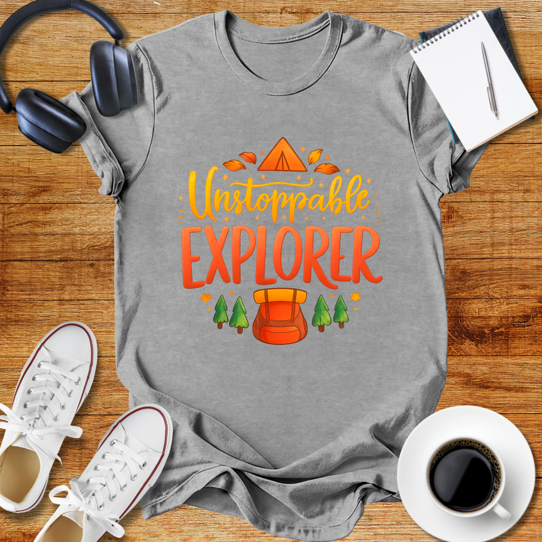 "Unstoppable Explorer " Adventure-Ready Unisex T-Shirt