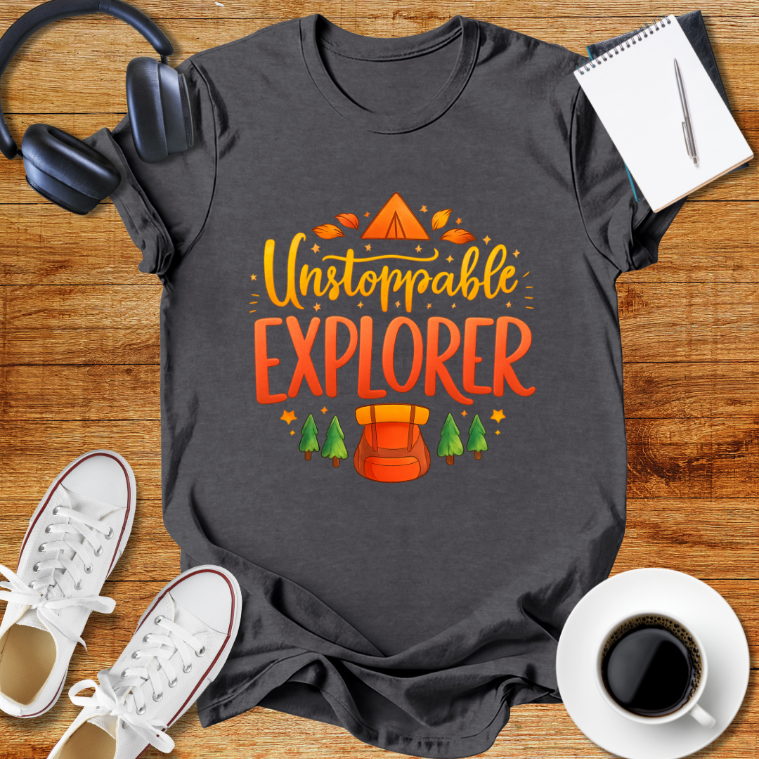 "Unstoppable Explorer " Adventure-Ready Unisex T-Shirt