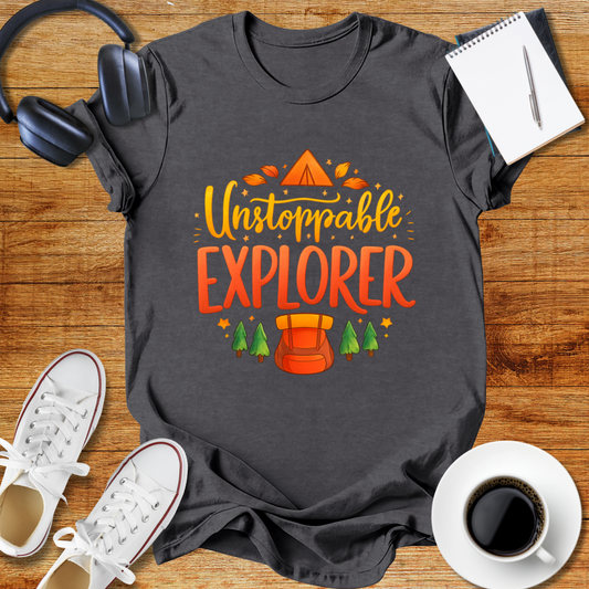"Unstoppable Explorer " Adventure-Ready Unisex T-Shirt