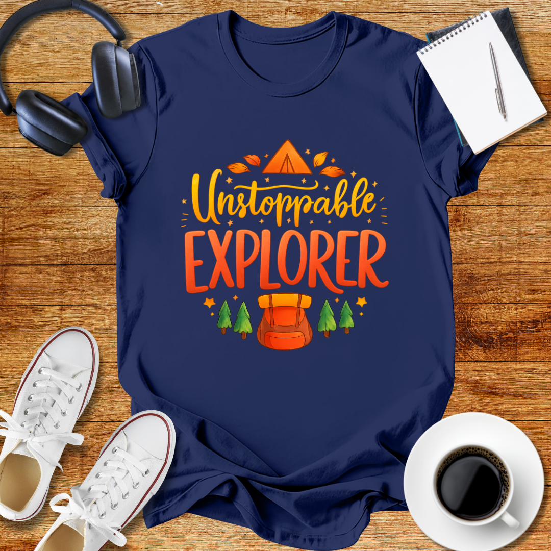 "Unstoppable Explorer " Adventure-Ready Unisex T-Shirt