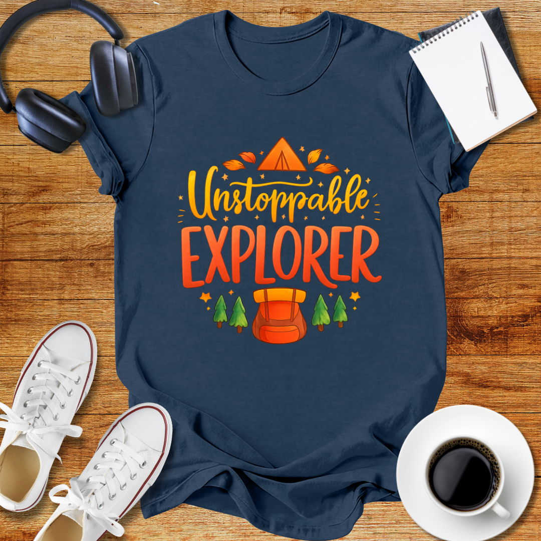 "Unstoppable Explorer " Adventure-Ready Unisex T-Shirt