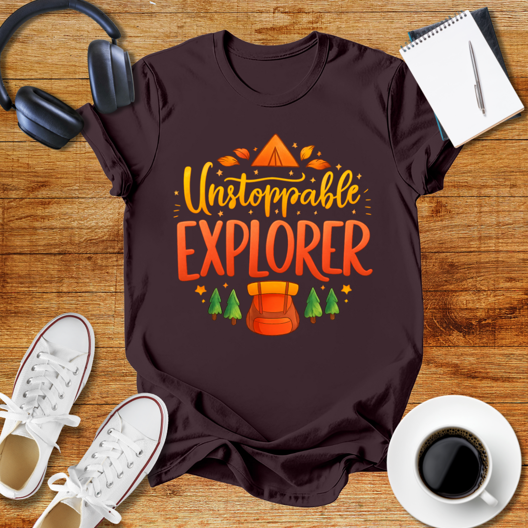 "Unstoppable Explorer " Adventure-Ready Unisex T-Shirt