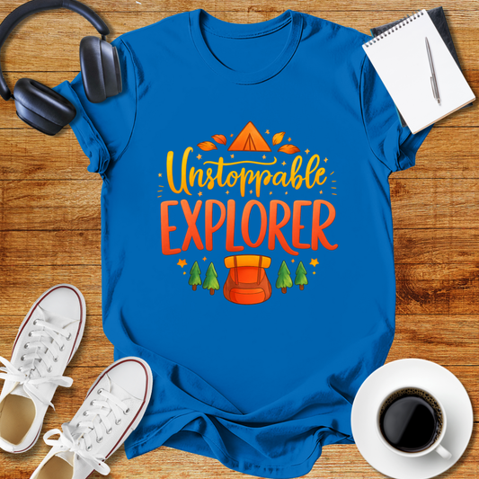 "Unstoppable Explorer " Adventure-Ready Unisex T-Shirt