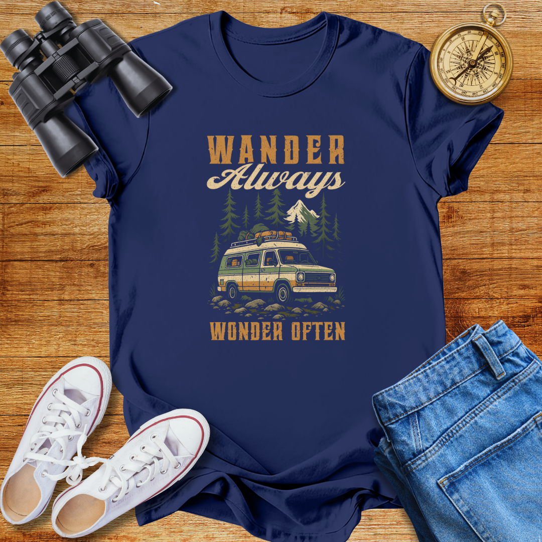 Wander Always Wonder  Often Unisex T-Shirt