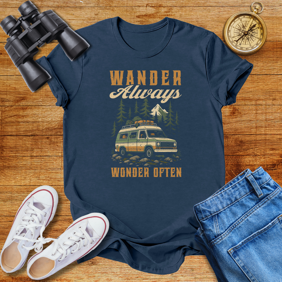 Wander Always Wonder  Often Unisex T-Shirt