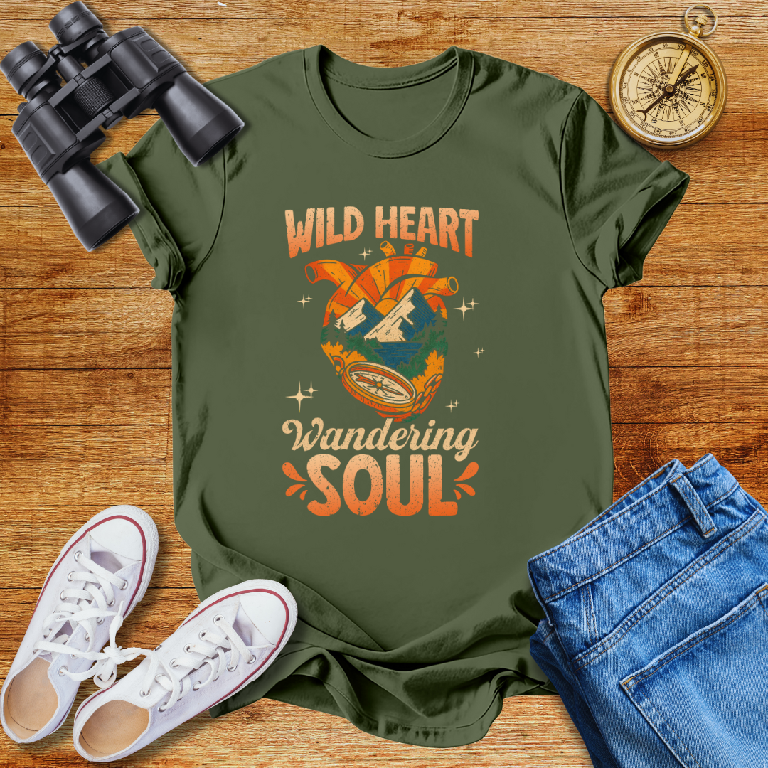Wild Heart Wandering Soul Unisex Softstyle T-Shirt