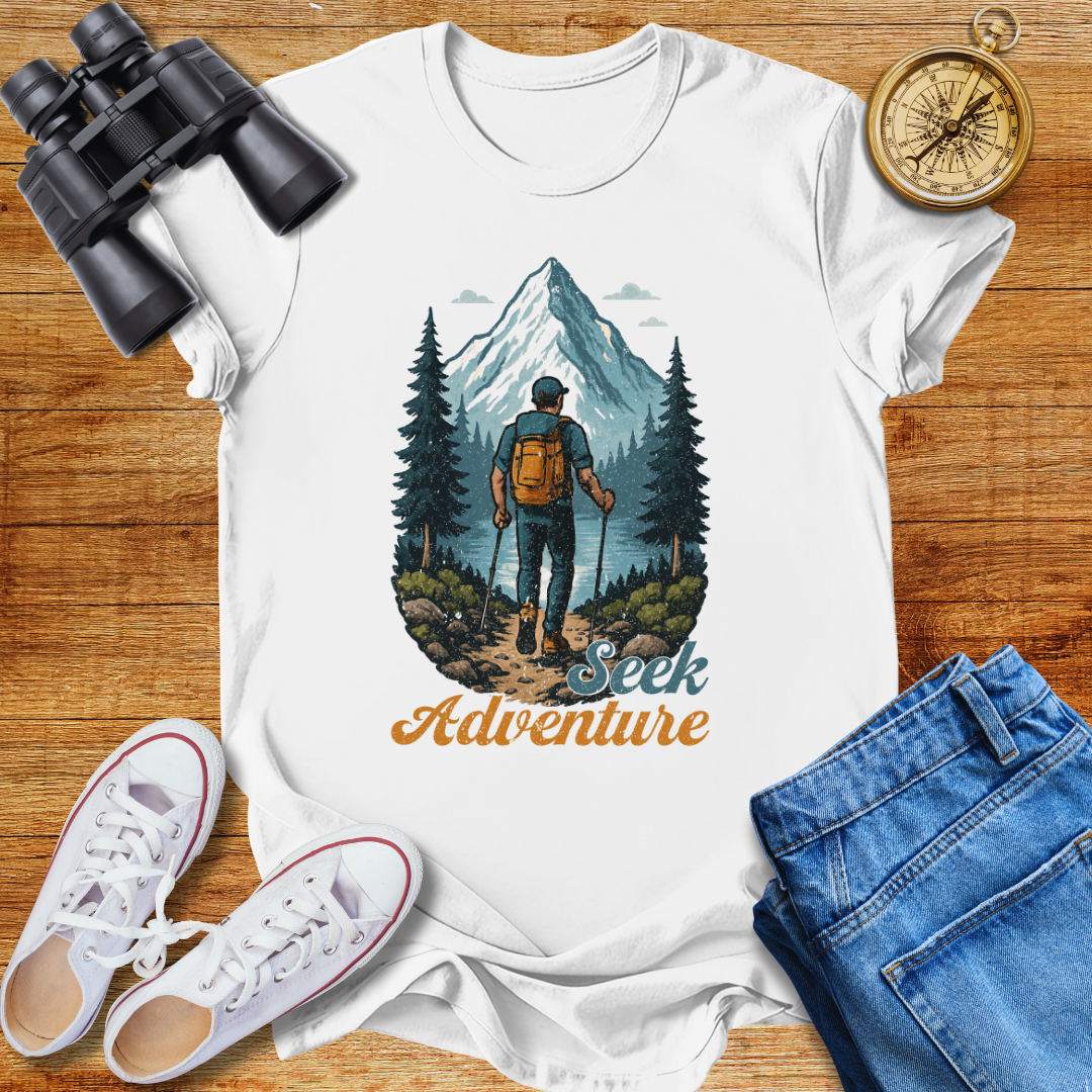 Seek Adventure Unisex Softstyle T-Shirt