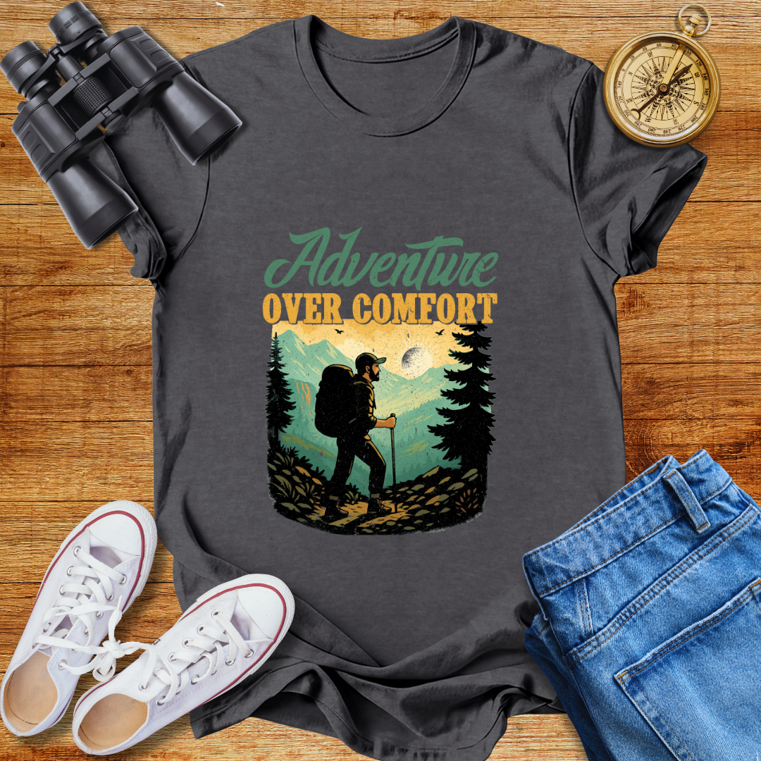 Adventure Over Comfort Unisex Softstyle T-Shirt