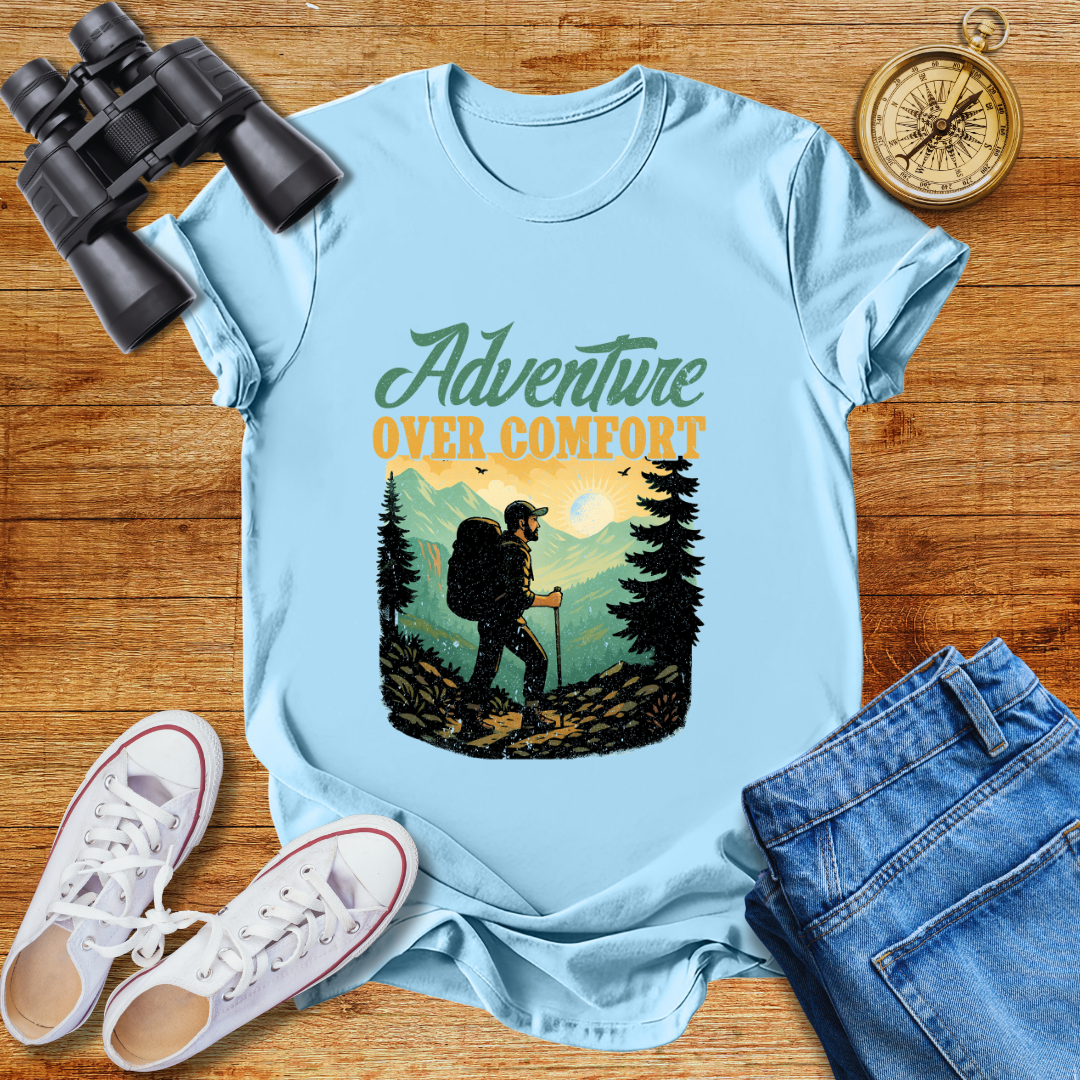 Adventure Over Comfort Unisex Softstyle T-Shirt