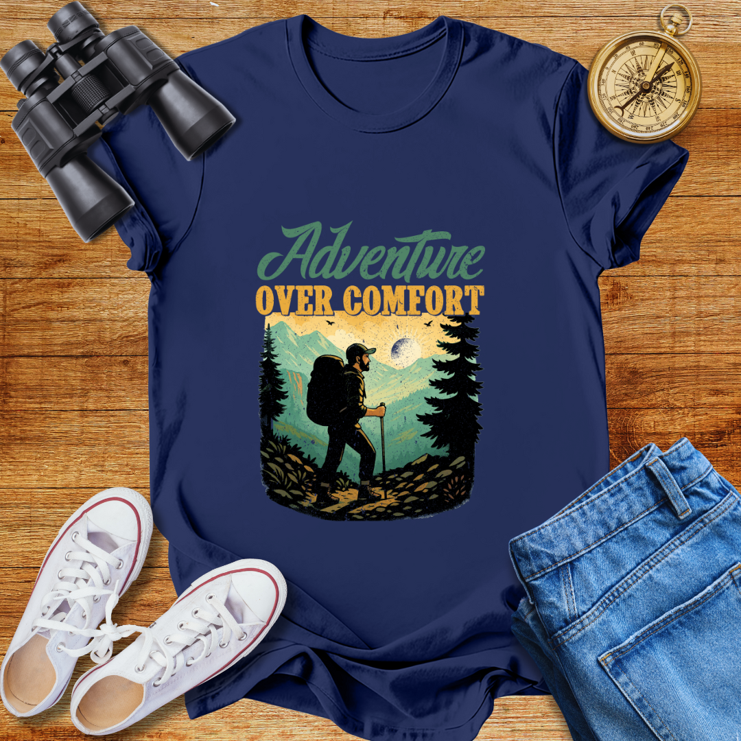 Adventure Over Comfort Unisex Softstyle T-Shirt