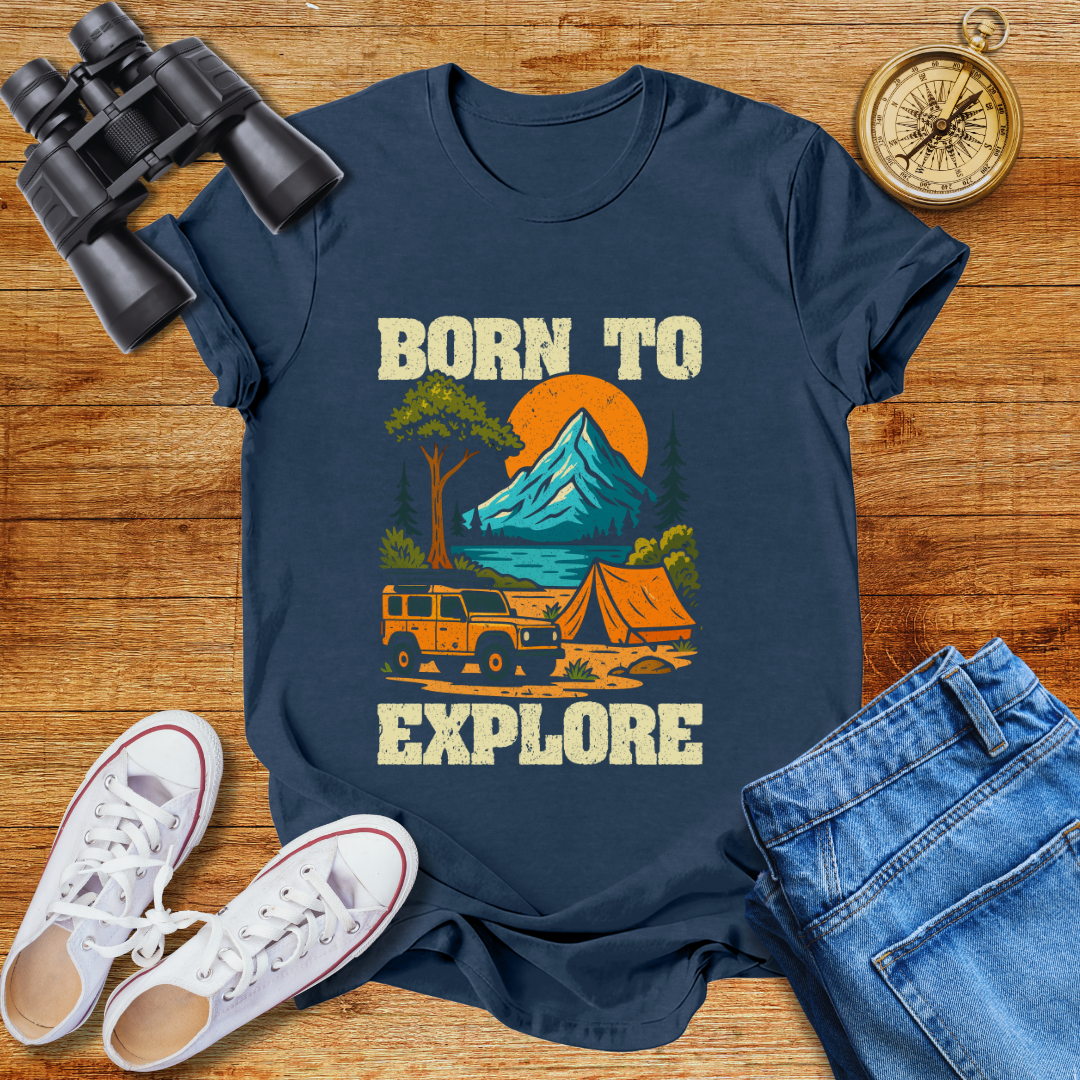 Born To Explore Unisex Softstyle T-Shirt