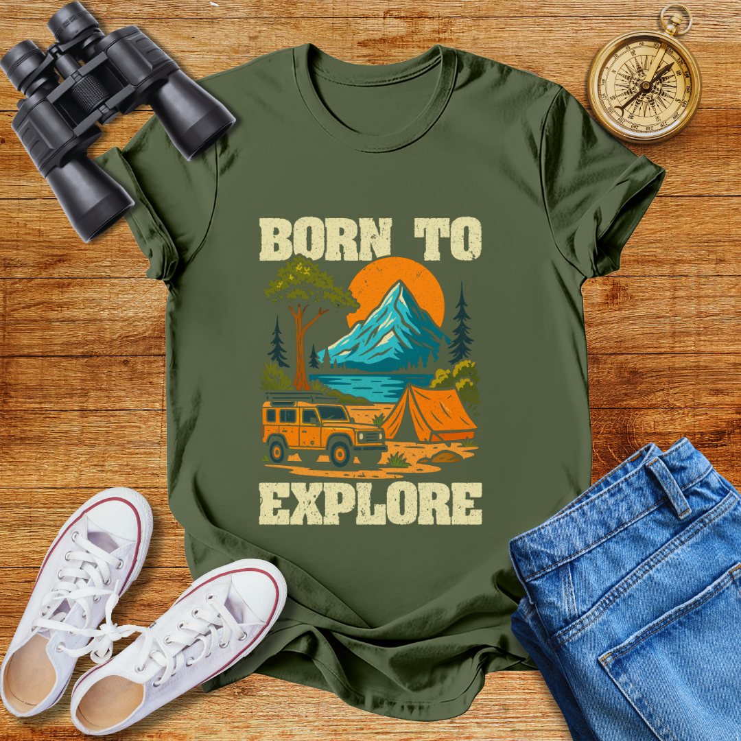 Born To Explore Unisex Softstyle T-Shirt