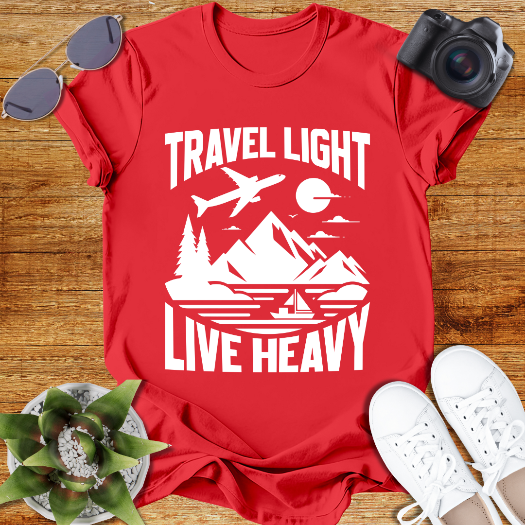 Travel Light Live Heavy Unisex Softstyle T-Shirt