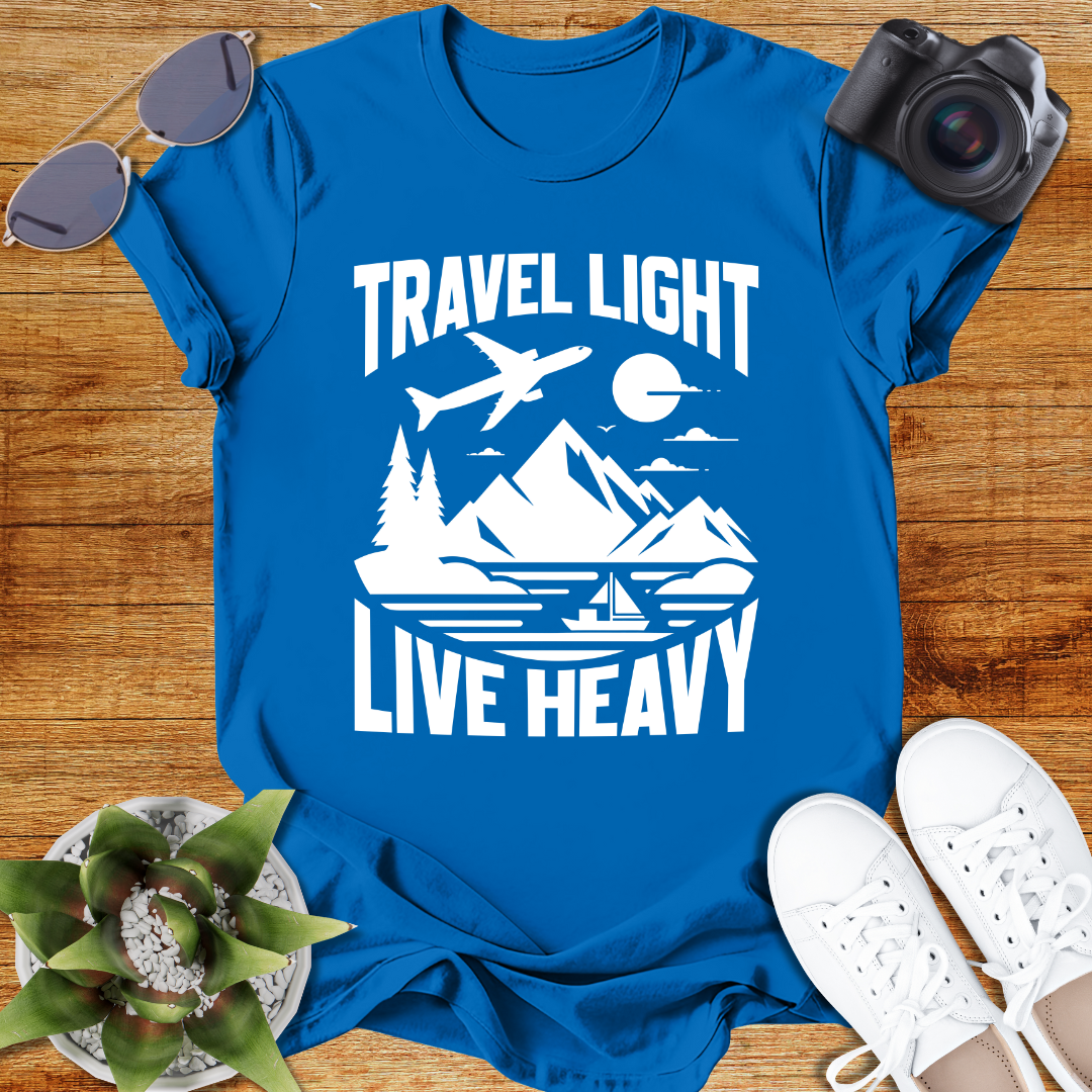 Travel Light Live Heavy Unisex Softstyle T-Shirt