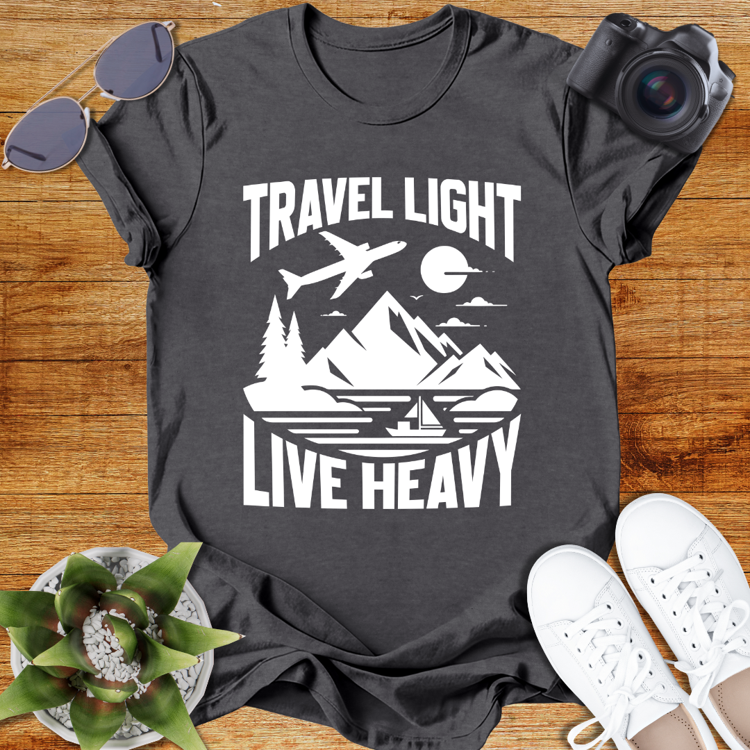 Travel Light Live Heavy Unisex Softstyle T-Shirt