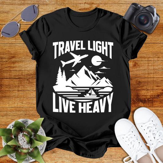 Travel Light Live Heavy Unisex Softstyle T-Shirt