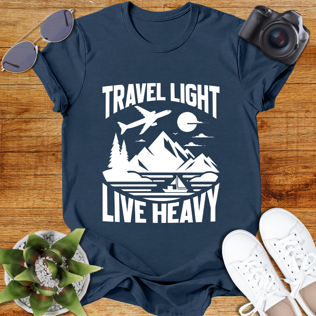 Travel Light Live Heavy Unisex Softstyle T-Shirt