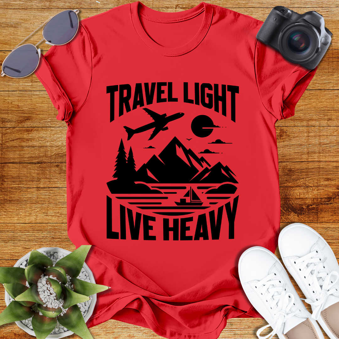 Travel Light Live Heavy Unisex Softstyle T-Shirt