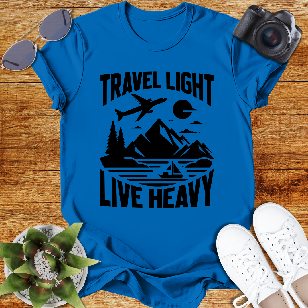 Travel Light Live Heavy Unisex Softstyle T-Shirt