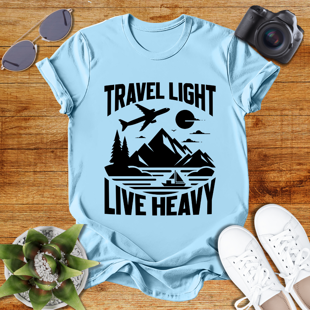 Travel Light Live Heavy Unisex Softstyle T-Shirt