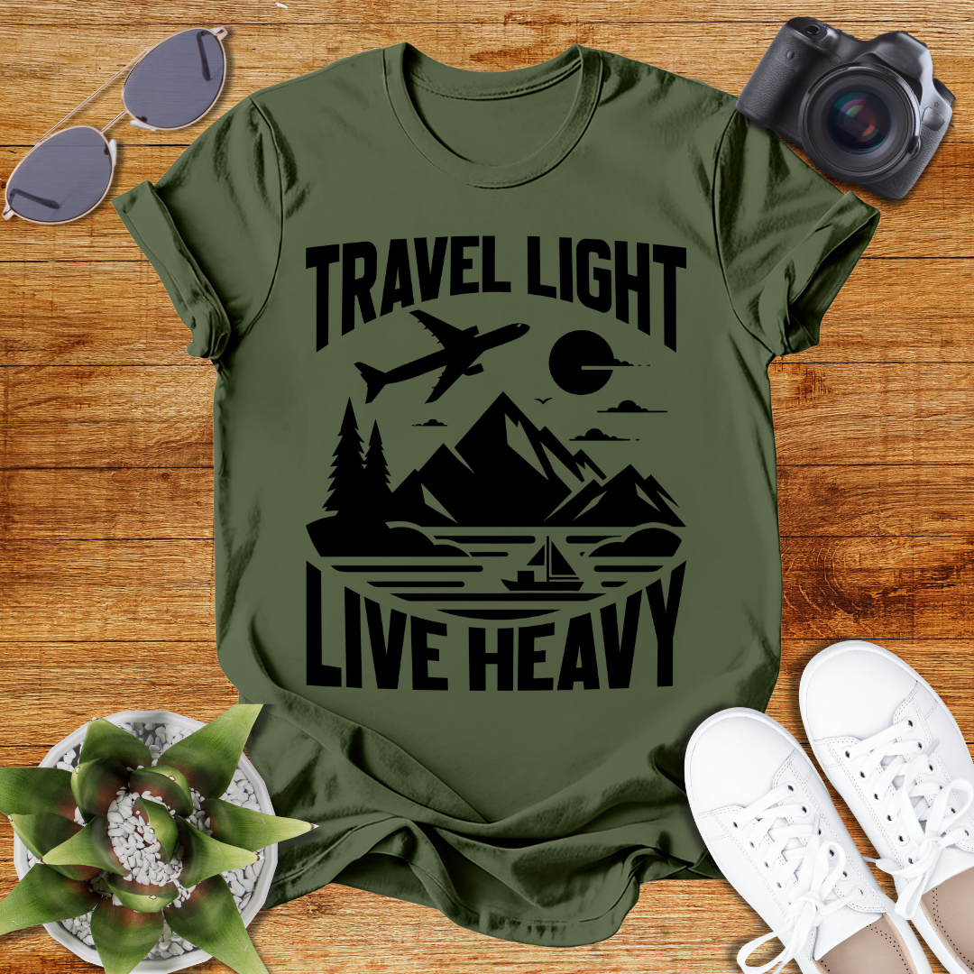 Travel Light Live Heavy Unisex Softstyle T-Shirt