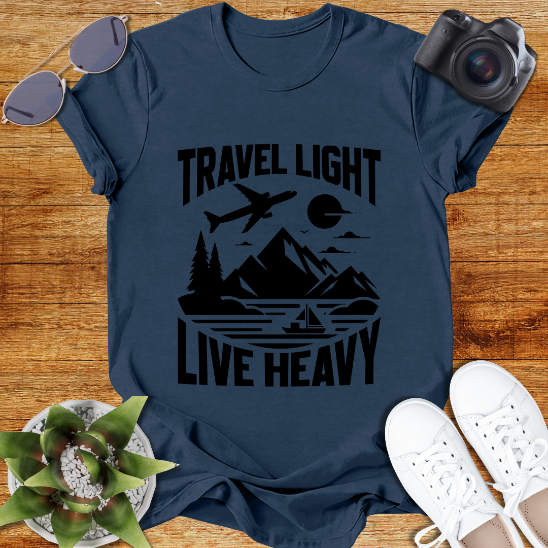 Travel Light Live Heavy Unisex Softstyle T-Shirt