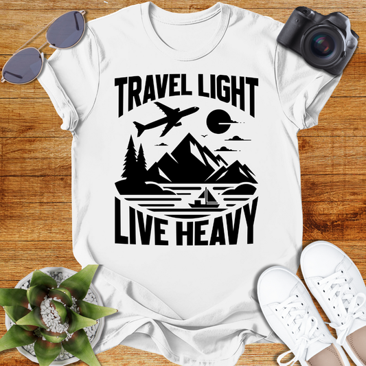 Travel Light Live Heavy Unisex Softstyle T-Shirt